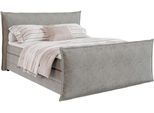 Boxspringbett FORTE "Harmonie inkl. Bettkasten und Topper, Kopf- und Fußteil in Kissenoptik", grau, B:221cm L:233cm, Komplettbetten, Boxspringbett, in den Breiten 140cm, 160cm und 180cm erhältlich, Topseller