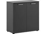Aktenschrank SCHILDMEYER "Serie 1500, Aktenschrank, Made in Germany, B: 80,2 cm", grau (anthrazit), B:80,2cm H:84,2cm T:41cm, FSC-zertifizierter Holzwerkstoff, Schränke, Aktenschrank, Solide Verarbeitung - Dieses Produkt ist in Deutschland gefertigt