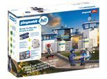 Konstruktions-Spielset PLAYMOBIL "Playmobil Hi Ready-To-Play Set Polizei (71873), City Action", blau (bunt), Spielbausteine, Kinder, Kunststoff, Konstruktions-Spielset, Made in Europe