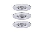 Paulmann , Alufarben, Chromfarben , Metall , 65 mm , rund ,