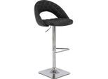, Schwarz , Metall, Textil , 55x89-110x53 cm ,