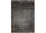 Luca Bessoni , Schwarz , Textil , Uni , rechteckig , 80x150 cm , Oeko-Tex® Standard 100 , für Fußbodenheizung geeignet ,