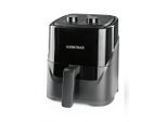 Gourmetmaxx , Schwarz , Kunststoff , 3,2 l , 34.1x30x25.4 cm , CE , antihaftbeschichteter Innenbehälter, Betriebsanzeige, Timer, Heißlufttechnologie, Kontrollleuchte ,