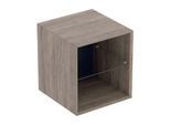 Geberit One Seitenelement 505079006 45x49,2x47cm, Nussbaum hickory/Melamin Holzstruktur