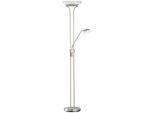 Fischer & Honsel , Nickelfarben , Glas , F , 32x182x32 cm , getrennt schaltbar, Lesearm, verstellbare Spotlights, Farbtemperaturwechsler ,