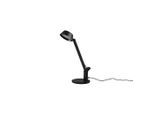 Trio Leuchten , Schwarz , Kunststoff , F , 17.1x40.4x30.5 cm , USB-Anschluss zum Laden von Smartphones, Flexarm, mit Schalter, Farbtemperaturwechsler ,