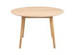 Mid.you , Eichefarben , Holz, Holzwerkstoff , Eiche , furniert , rund , 75 cm ,