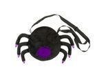 Tasche "Spinne", schwarz-lila