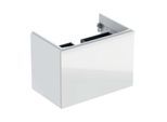 Geberit Acanto Waschtischunterschrank 500611012 74x53,5x47,6 cm, Glas weiß - weiß hochglanz