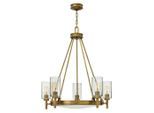 Elstead Lighting , Messingfarben , Metall, Glas , 68.5x93.2 cm , RoHS ,