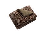 James Wood , Braun, Schwarz , Textil , Leoprint , Füllung: Polyester,Polyester , 140x200 cm , Textiles Vertrauen - Oeko-Tex® ,