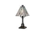 Elstead Lighting , Mehrfarbig, Dunkelbraun , Metall, Glas , 13.8x32.3 cm , TÜV-geprüft , mit Schalter ,