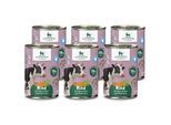 Knuffelwuff Nassfutter Rind pur mit Heidekartoffeln & Petersilie 6 x 400g