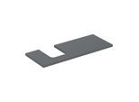 Geberit One Waschtisch-Platte 505295003 120 x 3 x 47 cm, lava/lackiert matt, Ausschnitt links