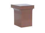 Höffner Selection Beistelltisch Mona ¦ braun ¦ Maße (cm): B: 40 H: 40 T: 50.5