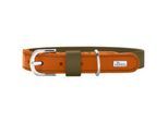 Dog Sport HUNTER Hundehalsband wolmar biothane x leder khaki M
