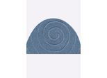 Teppich HEINE "Badteppich 1", blau (taubenblau), B:50cm Ø:0cm, Teppiche, Teppich