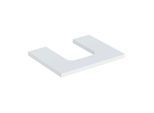 Geberit One Waschtisch-Platte 505271002 60 x 3 x 47 cm, weiß/lackiert matt, Ausschnitt mittig