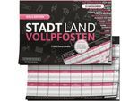 Spiel DENKRIESEN "Stadt Land Vollpfosten, Girls Edition Mädchenrunde A4 Block", bunt, Spiele, Kinder, Spiel, Made in Germany