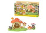 Spielwelt SYLVANIAN FAMILIES "Feen Pilzhaus mit Figuren", bunt, Spielfigurenwelten, Kinder, Spielwelt