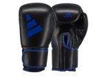 Boxhandschuhe ADIDAS PERFORMANCE "adidas Power 100 Training Gloves" Gr. 10, schwarz (schwarz, blau), Boxhandschuhe, 10 10, Kunstleder, Boxhandschuhe