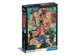 Puzzle CLEMENTONI "Animé Collection Compact One Piece", bunt, Puzzles, KinderB:50cm H:70cm, Motiv, Puzzle, Made in Europe, B:50cm H:70cm