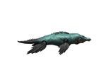 Actionfigur MATTEL "Jurassic World Gigantic Thrashers - Liopleurodon", grün (bunt), Spielfiguren, KinderB:30cm, Kunststoff, Actionfigur, mit Funktionen, B:30cm