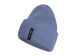 Strickmütze FALKE "FALKE Mütze", Damen, Gr. onesize, blau (blau steel (6958)), Mützen Strickmütze
