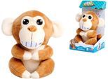 Plüschfigur SIMBA "PetZoo Cheeky Monkey", braun (bunt), Plüschfiguren, Kinder, Plüschfigur, mit Sprechfunktion