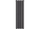 Vorhang NEUTEX FOR YOU "SALITOS-NXFR", grau (dunkelgrau), B:200cm H:255cm, Polyester, Gardinen, Vorhang, Schwer entflammbar gemäß DIN 4102 Teil 1, Baustoffklasse B1