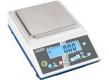 Kern Zählwaage CKE 3600-2, Wägebereich 3,6 kg/Ablesbarkeit 0,01 g, KUP-Anschluss, Netz-/Batteriebetrieb, ohne Batterien, Edelstahl, blau-silber