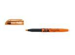 PILOT Textmarker FriXion Light Natural, Keilspitze, Strichstärke 3,8 mm, Schreibfarbe orange, radierbar, Recycling-Kunststoff, 1 Stück
