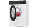 EXQUISIT Waschmaschine "WA8014-370A weiss", Energieeffizienz: A, weiß, B:59,8cm H:85cm T:47cm, Waschmaschinen, 8 kg Fassungsvermögen & passende Programme für jeden Waschtag, Waschmaschine