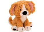 Kuscheltier NICI "Homies, Hund braun 25 cm sitzend", braun, Plüschfiguren, KinderB:20cm H:25cm L:25cm, Plüsch, Polyester, Kuscheltier, B:20cm H:25cm L:25cm