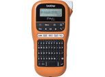 BROTHER Beschriftungsgerät "P-Touch E110VP", orange (orange, schwarz), B/H/L: 11,1cm x 20,4cm x 5,8cm, Beschriftungsgeräte, Beschriftungsgerät