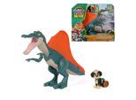 Spielwelt SPIN MASTER "PAW Patrol: Der Dino Film, Rise & Roll Dino, Rex-Figur mit Spinosaurus", grün (bunt), Spielfigurenwelten, Kinder, Spielwelt