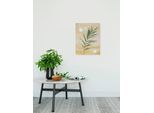 Leinwandbild KOMAR "Desert Shimmer - Größe 30 x 40 cm", bunt (farbe bild(er): grün, gelb, weiß), B:30cm, Massivholz, Papier, Bilder, Leinwandbild, Keilrahmenbild mi Echtholzrahmen