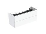 Geberit One Waschtisch-Unterschrank 500386011 2 Schubladen, 104,4x46,5x39,6cm, weiß hochglanz
