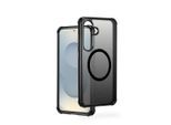 HAMA Smartphone-Hülle "Handyhülle magnetisch für Galaxy S25+ (für Qi2, D3O, schwarz)", schwarz, Smartphones, Hüllen, Wireless-Charging, Smartphone-Hülle