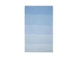 Überwurf MARC O'POLO "Plaid Nordic knit melange", blau (denim blau), B:130cm L:170cm, Obermaterial: 100% Baumwolle CO(Bio)., Wohndecken, Überwurf