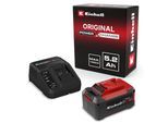 EINHELL Akku Starter-Set "5,2 Ah PXC Starter-Kit", schwarz (rot, schwarz), 18 V, Akkumulatoren, Akku Starter-Set