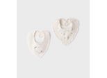 Lätzchen IDO "BABY GIRL ACCESSORIES", Baby, beige (cream, beige), 100% Baumwolle, Lätzchen Lätzchen
