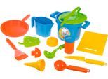Sandform-Set LENA "Sandset Kochen 14 tlg., Beutel", bunt, Sand-Spielzeug, Kinder, Sandform-Set, Made in Europe