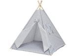 Spielzelt BABYGO "Little Tent", grau, Spielzelte, KinderB:115cm H:130cm T:115cm, Holz, Spielzelt, Made in Europe, B:115cm H:130cm T:115cm