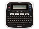 BROTHER Etikettendrucker "Beschriftungsgerät P-touch D200BW", schwarz-weiß (schwarz, weiß), B:16,5cm H:6,8cm T:15,5cm, Drucker, für Zuhause und das Homeoffice, Etikettendrucker