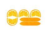 Canvas-Coupon "Orange", orange