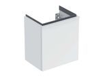 Geberit iCon Handwaschbecken-Unterschrank 502301013 37x41,5x27,9cm, 1 Tür, Anschlag links, weiß matt, Griff weiß matt