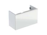 Geberit Acanto Waschtischunterschrank 500616012 Compact, 89x53,5x41,6 cm, Glas weiß-weiß hochglanz