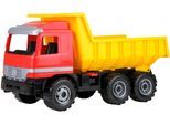 Spielzeug-LKW LENA "Giga Trucks, Muldenkipper Actros", gelb (gelb, rot), Spielzeugfahrzeuge, KinderB:27cm H:34cm T:62cm, Kunststoff, Spielzeug-LKW, Made in Europe, B:27cm H:34cm T:62cm