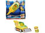 Spielzeug-Auto SPIN MASTER "Paw Patrol - Aqua Pups - Basic Themed Vehicles Solid Rubble", gelb, Spielzeugfahrzeuge, KinderB:23cm, Kunststoff, Spielzeug-Auto, mit Funktionen, B:23cm